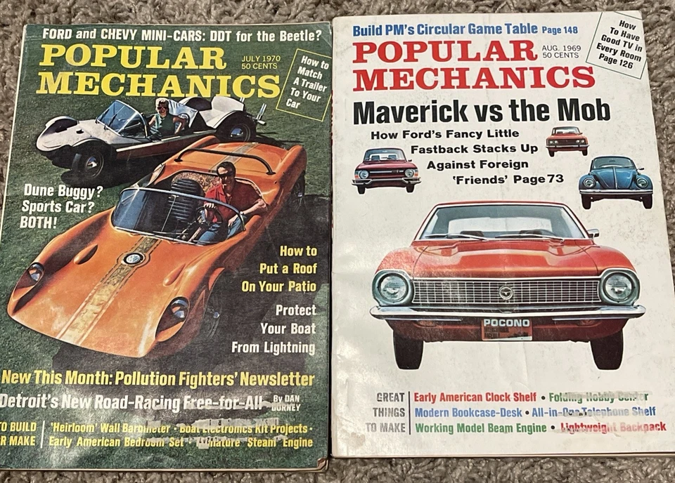 VINTAGE LOT OF 10 POPULAR MECHANICS MAGAZINES 1969-1986 - Image 2 of 4