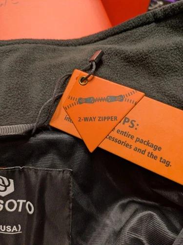 ​NEW WASOTO Heated Jacket Coat Softshell Black M (USA) w/ 3.7V 16000mAh Battery image 7