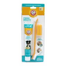 Arm  Hammer Fresh Breath Dog Dental Kit, Vanilla 2.5 Ounce Pack of 1 , Dogs