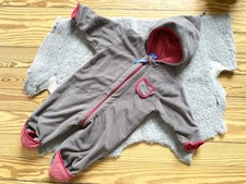 FINKID Winter Fleece Overall PUKU Beige Grau 70/ 80 TOP Schneeanzug Winteranzug
