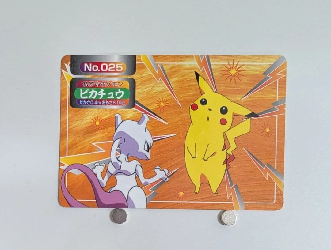 Pikachu 025 Topps Series Vintage Topps Series Pokémon JP Trading Card CCG Card