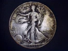 1936 -S Liberty Walking Half,  Circulated Ave, .3617 Oz Silver (US-8822)