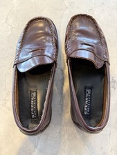 Sperry Topsider Colton Penny Loafers Boys Burgundy Leather, Size 4.5