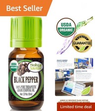 Essential Oil Organic, Undiluted, Pure 10ml 0.33 oz - for Skin, Diffuser ...