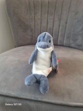 TY BEANIE BABY! Original ''ECHO the Dolphin" - 21/12/96 now RETIRED - with Tags!