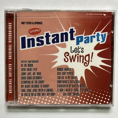 Instant Party: Let's Swing by Various Artists (CD, May-2001, Rhino (Label) New!
