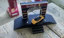    WRC Podium Display with Arch Slot Car Diorama Red Bull Rally Style