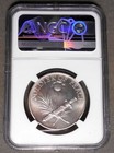 D901 Heraldic Art NGC MS-69, Dag Hammarskjold, silver, 30mm, Commemorative. Auth — photo 3