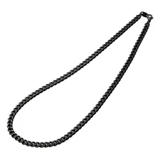 Phiten Titanium Carbide Chain Necklace 65cm Made of Pure Titanium Kihei Black