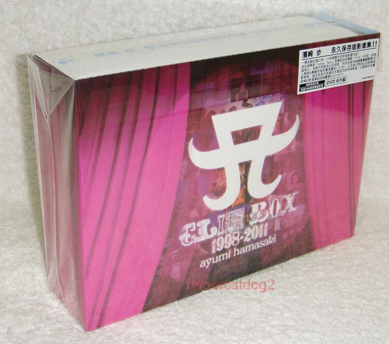 Ayumi Hamasaki A CLIP BOX 1998-2011 Taiwan 6-DVD BOX (Chinese-Sub
