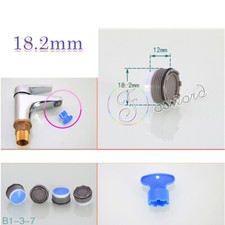 Built-in Replacement Male18.2mm Home Kitchen Tap Faucet Spray Shower Head - 2Pcs