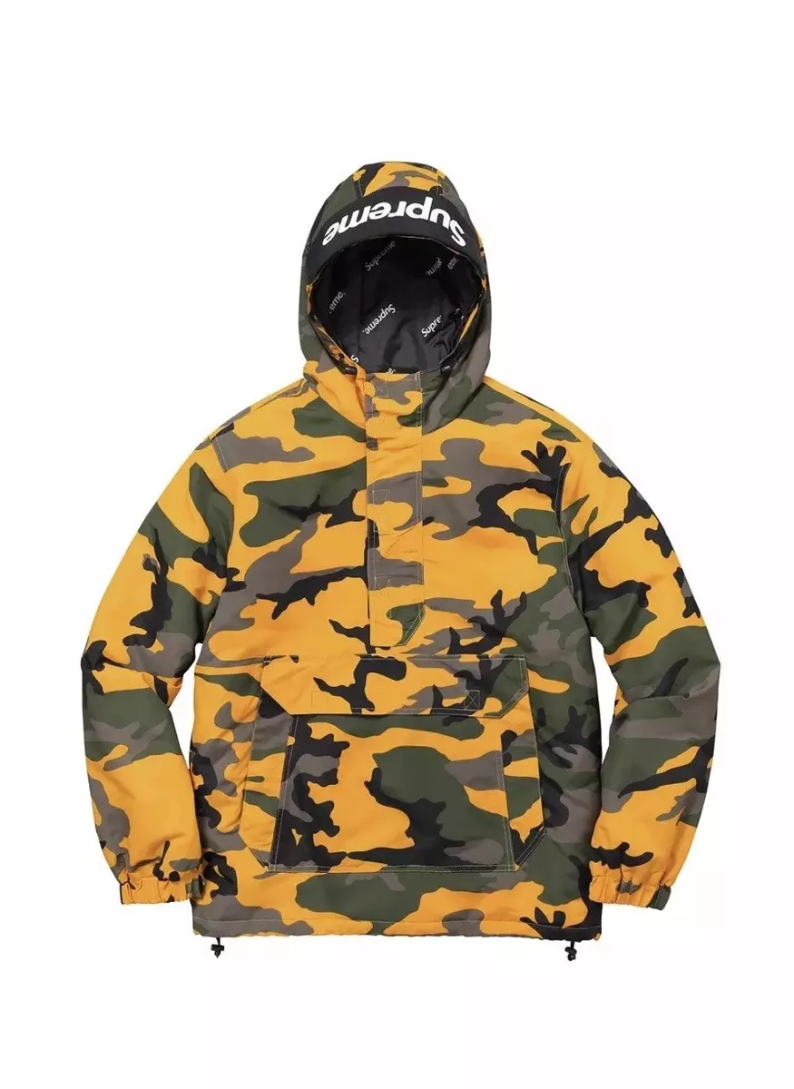 Supreme Hooded Logo Half Zip Pullover