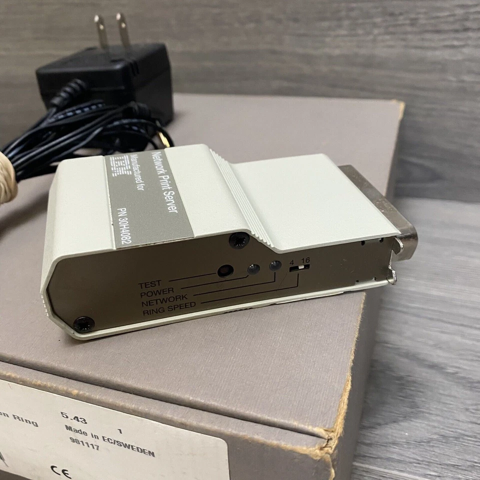 IBM 30H4082 SERVIDOR DE IMPRESIÓN EN RED NPS 640 PS Unidad Foto 4 de 4