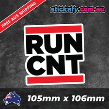 Run C*nt Sticker Funny Laptop Car Window Bumper 4x4 Ute JDM Decal 4wd