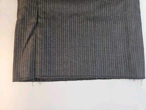 NEW INCOTEX Super 120 Mens PINSTRIPE Pants Size 36 100% Wool Flat Front Unhemmed - Picture 7 of 16