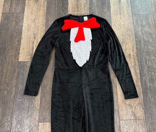 SPIRIT ADULT Dr. Suess Large Costume Suit One-Piece Cat-in-the-Hat No Headband - Picture 3 of 7