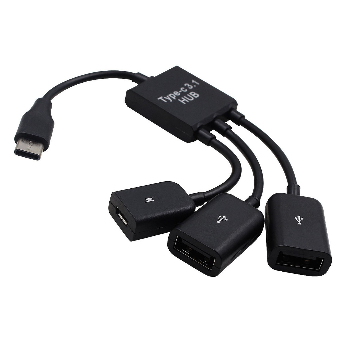 3in1 Type-C HUB to USB Micro OTG Data Charger Cable For OnePlus 3T