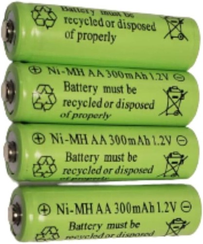AA NiMH Rechargeable Batteries 300mAh 1.2V Solar Light Garden Remote Control - Picture 3 of 4