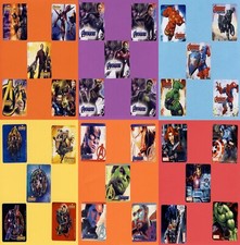 30 Marvel Avengers Assorted Large Stickers -Captain America, Thor, Hulk, Ironman