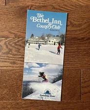 Vintage Bethel Inn Maine Sunday River Ski Resort Brochure