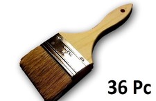 Lot of 36 3" Chip Brush Brushes Perfect for Adhesives Paint Glue Touchups 3 Inch