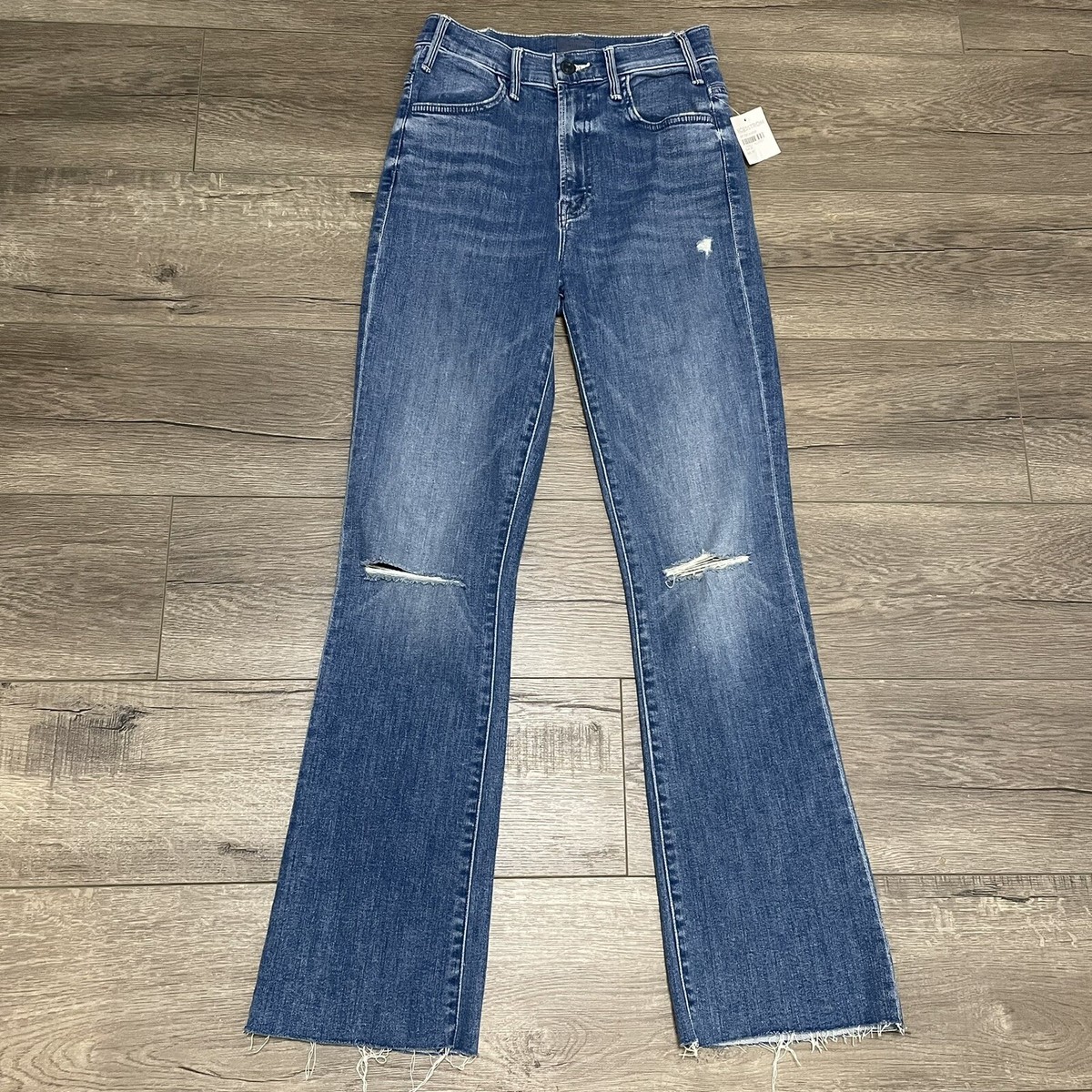 新品MOTHER マザー THE HUSTLER ANKLE FRAY 24 Mother Anthropologie Hustler Ankle Fray Jeans Can't Stop Staring