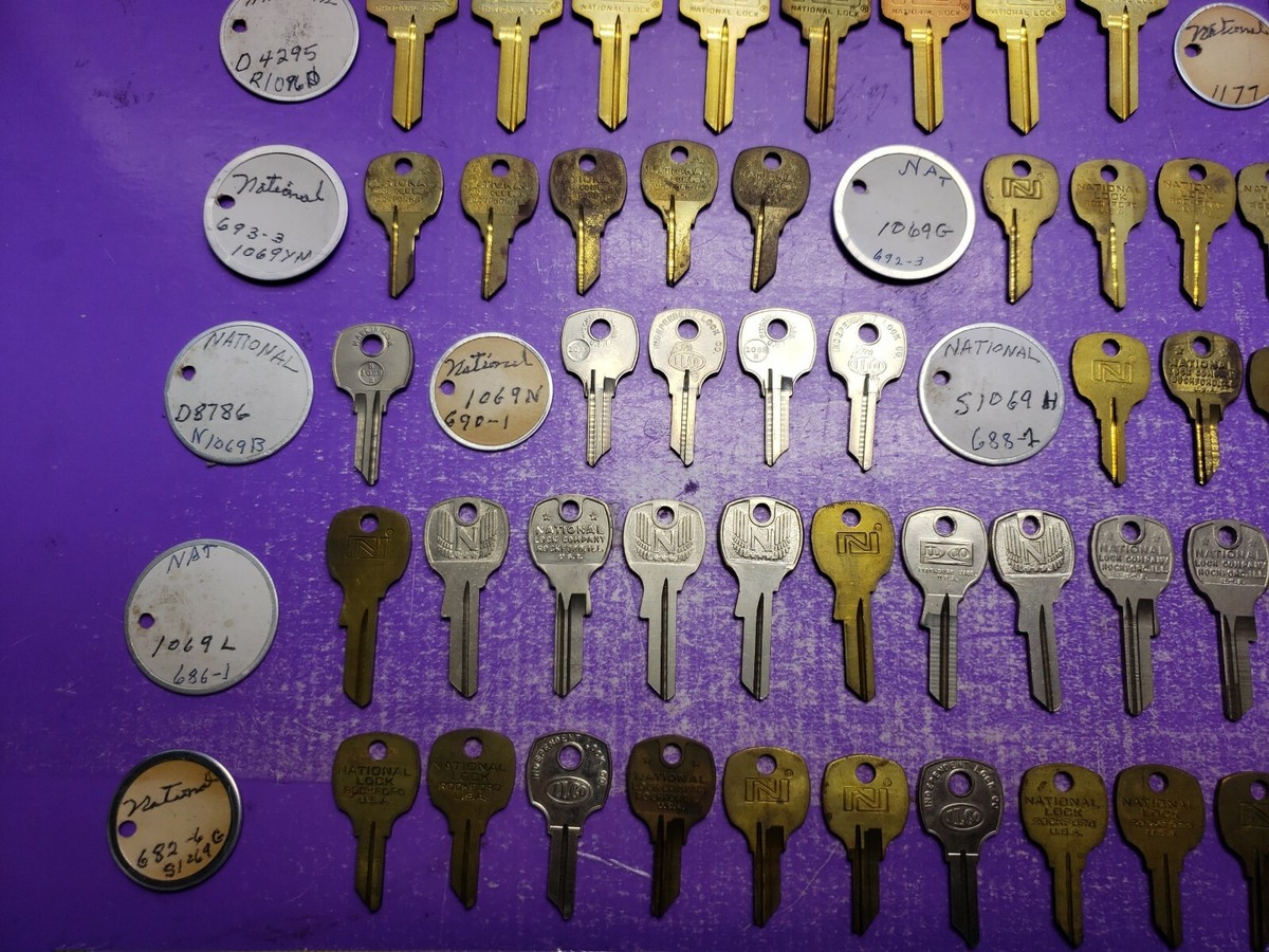 94 NATIONAL LOCK BLANK KEYS S1069G,1069L,S1069H,1069LA,1069YM
