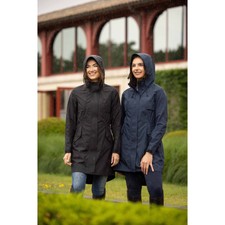 Lemieux Grace Womens Long Rain Jacket - Black Or Navy Blue