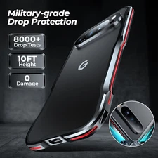 For Google Pixel 8/8 Pro/9 Pro XL Aluminum Metal Frame Bumper Armor Luxury Case