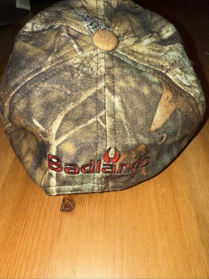 Sombrero de camuflaje Badlands duradero, cómodo ajustable sombrero de papá ventaja madera Foto 2 de 4