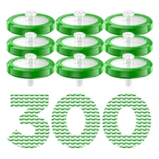 300pcs PES Syringe Filter 13mm /25mm/33mm Membrane Non-Sterile/Sterile 0.22um PP