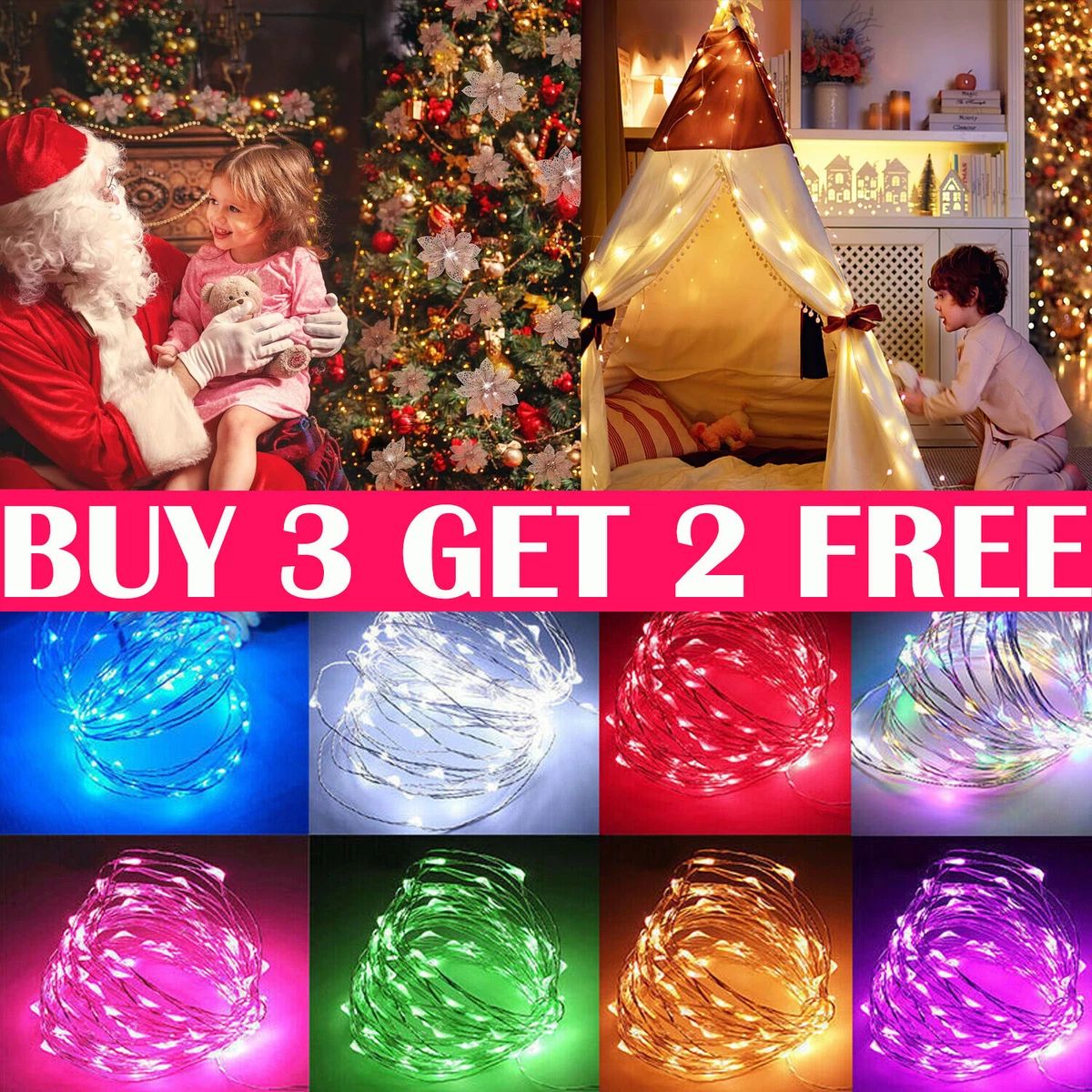 2m battery fairy lights deals