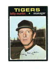 Billy Martin 1971 Topps - Detroit Tigers #208 EX-MT