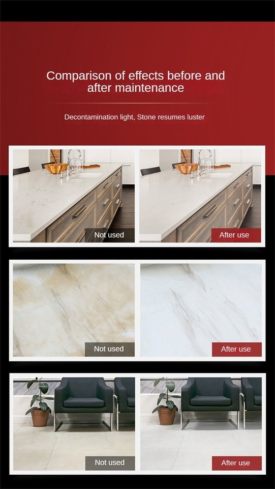 13Pcs Manual Natural Polishing Care Wax for Stone Furnitures & Tiles