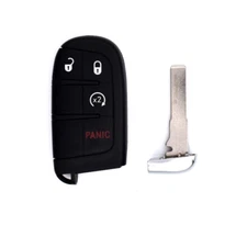 New Replacement Jeep Fiat Smart Key Fob Shell Case and Blade