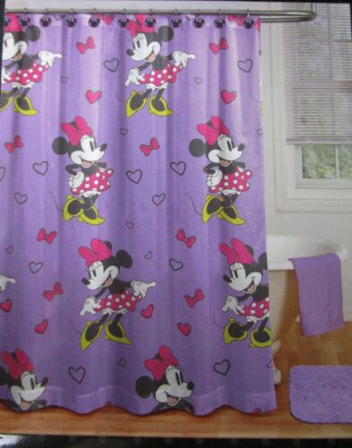 New Jay Franco Disney Minnie Mouse, Pink Minnie Mouse Shower Curtain Hooks