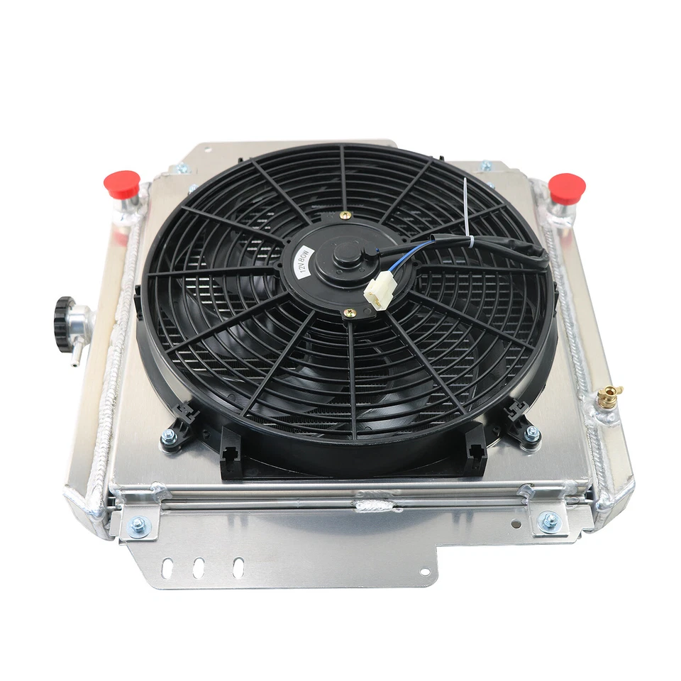 For 81-96 Suzuki Sierra Jimny Hardtop SJ410 SJ413 Aluminum Radiator+Shroud Fan Foto 4 de 4