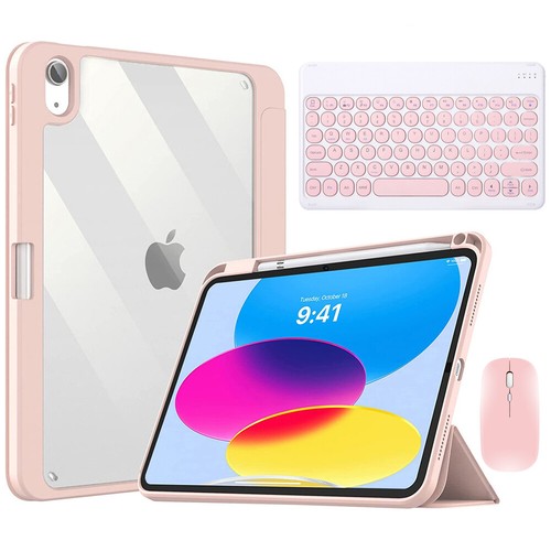 For iPad 10th Generation 10.9inch 2022 Smart Keyboard Tablet Case Cover+Mouse - Picture 9 of 75