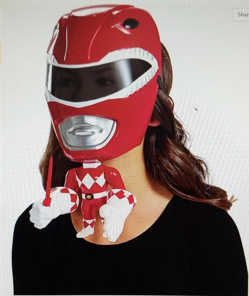 Disguise Power Ranger Red Ranger Mighty Morphin 'Move A Mask' Buddies - Image 2 of 4