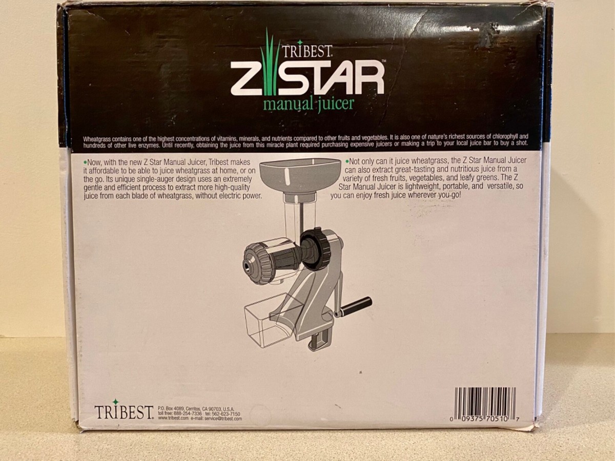 Tribest Z Star manual juicer 手動ジューサー Zstar® Manual Juicer