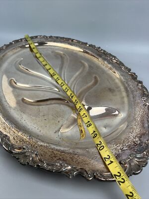 Vtg Ascot Sheffield Design Community Silverplate Footed Ornate