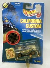 1934 Ford Cal Custom Hot Wheels 1989 1299 Read