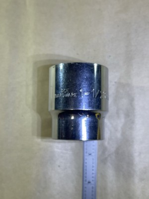 #ad #ad ACE HARDWARE 3 4quot; DRIVE SOCKET 1 1 2quot; Inch 12 POINT STANDARD SAE Chrome $16.49