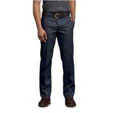 D873FBLK DICKIES MENS 873 SLIM FIT WORK PANTS MEN 38X30 BLACK - NEW