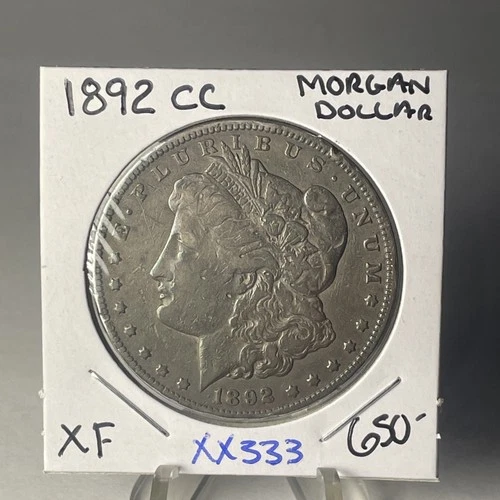 VERY RARE 1892  CC CHOICE XF MORGAN DOLLAR    XX333