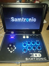 SAMTRONIC 14” FOLDING GAME CONSOLE WITH 5000 GAMES - HARDLY USED