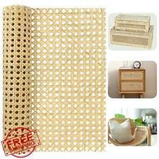 Rattan Webbing 16" Wide 80" Long Light Color Furniture Chair Cabinet Mesh