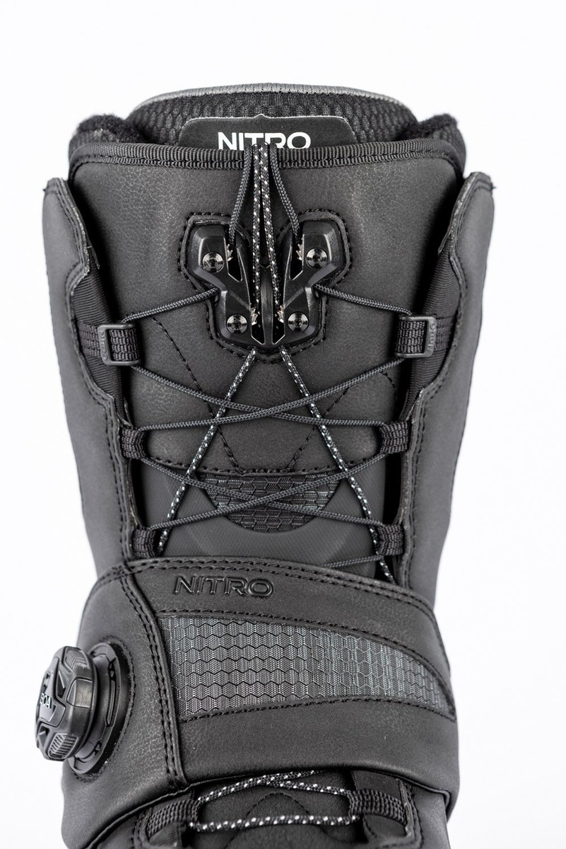 Nitro Profile TLS Step On Compatible Snowboard Boots Men's 9 Black