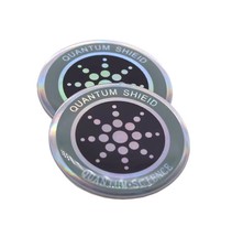 New Silver Quantum Anti Radiation Shield Protection Phones Laptops 6Pcs Stickers