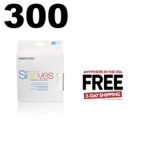 300 Memorex Paper CD Sleeves with Window  Flap  1-3 DAYS